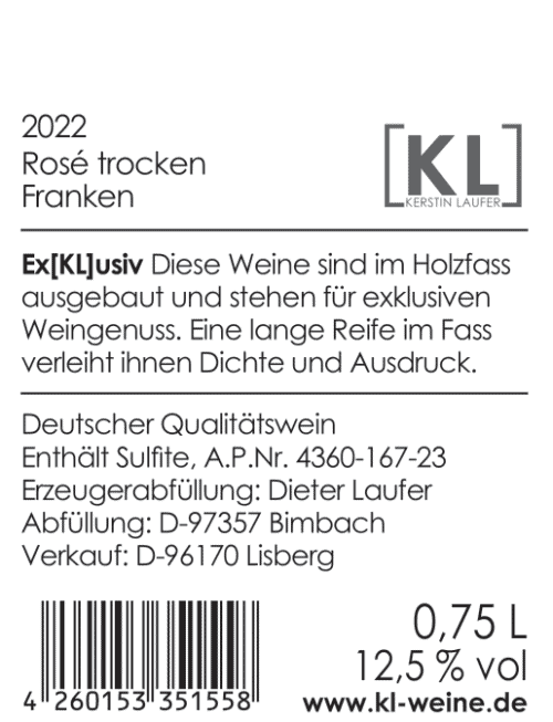 Rosé Exklusiv trocken 2022 – Bild 2