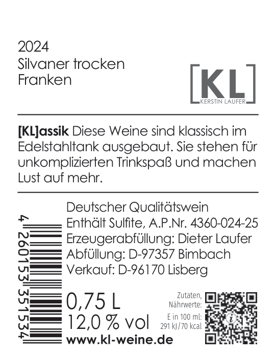 Silvaner Klassik trocken 2024 – Bild 2