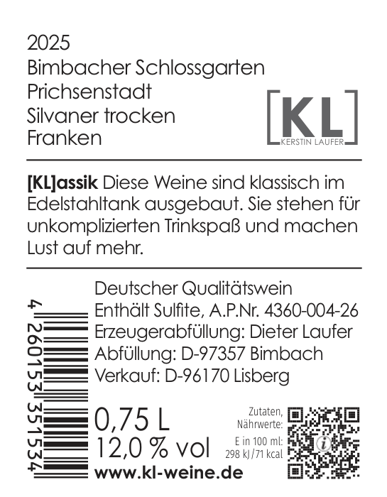 Silvaner Klassik trocken 2025 – Bild 2